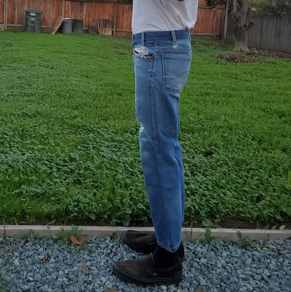 Levi's. Vintage 1970's Black Tab. 517 Boot Cut Flare Men's 36x30. USA made. GVC - Picture 3 of 15